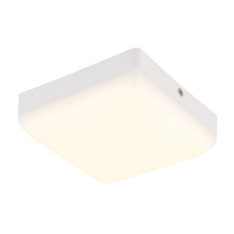 Stropné svietidlo, plast biely, DxŠxV: 120x120x45mm, vrátane LED 8W 230V, zdroj 870lm, výstup 600lm,