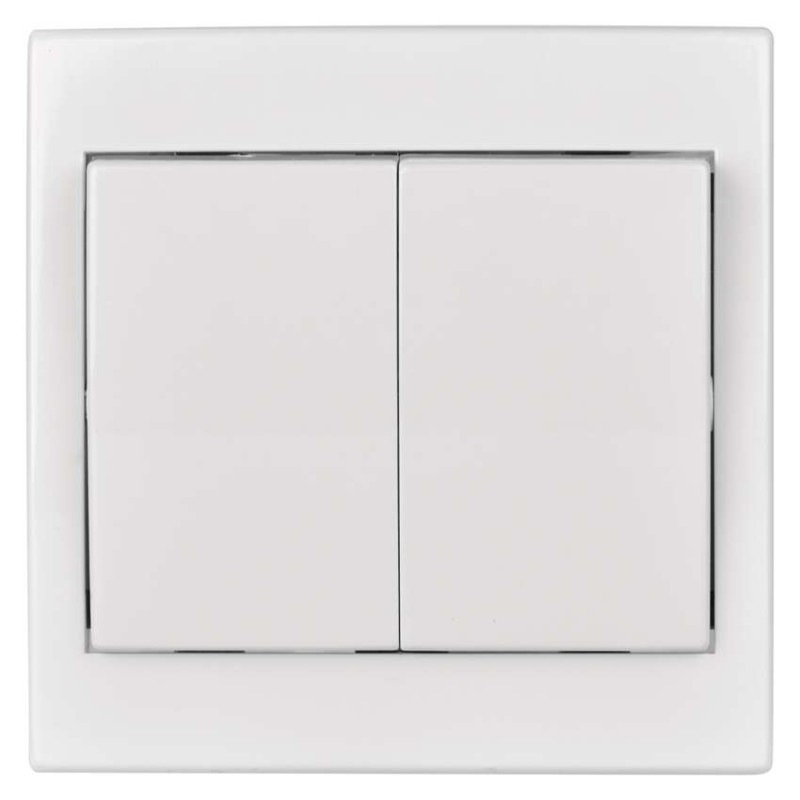 Vypínač PRAKTIK 4FN58004.901C.5B biely