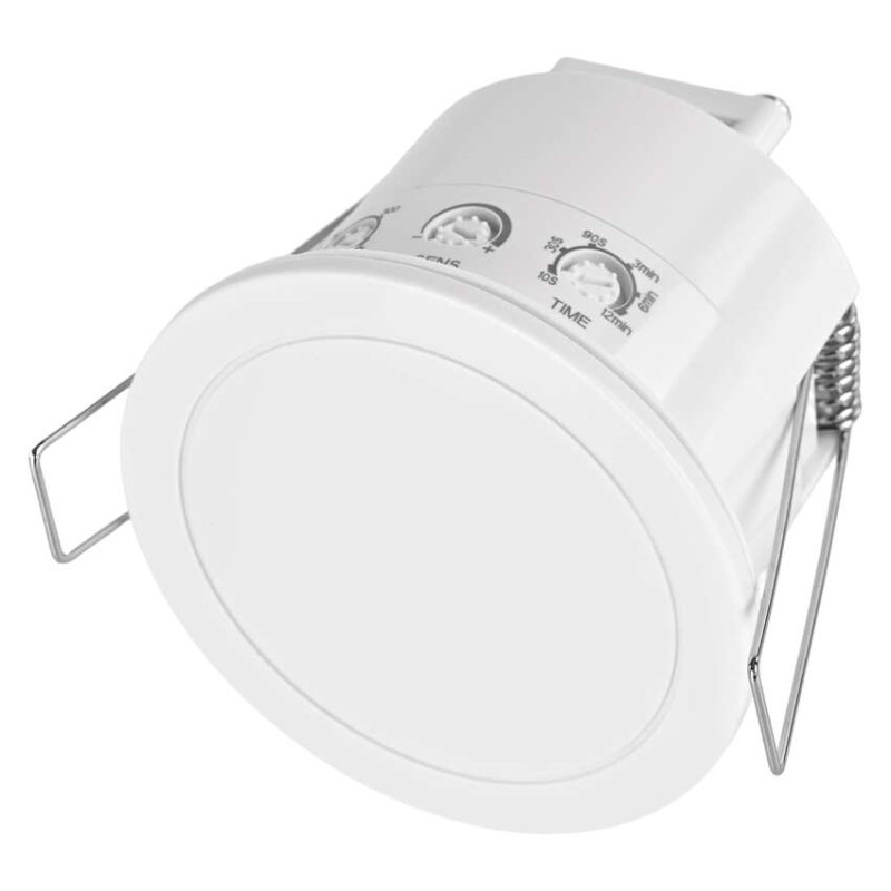 Mikrovlnný senzor prítomnosti IP20 24GHZ 2000W, biela