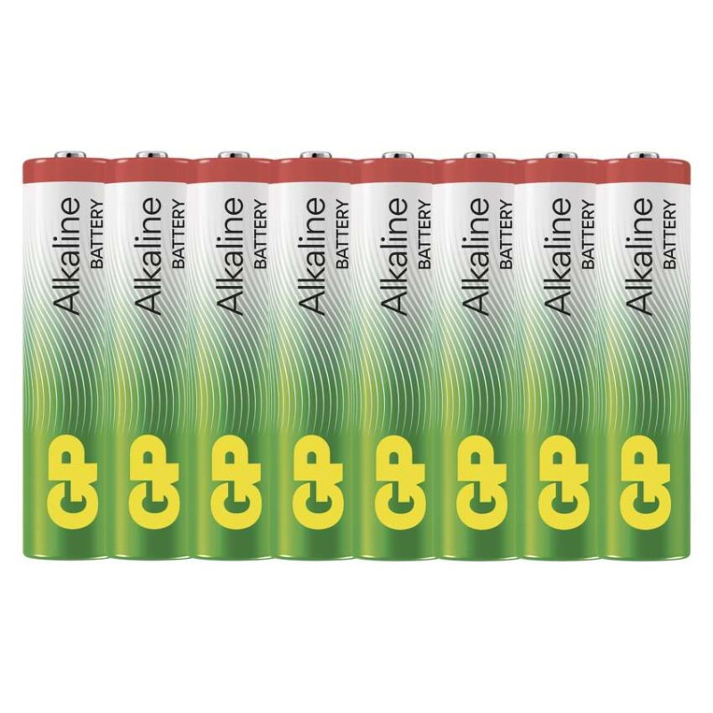 Alkalická batéria GP Alkaline LR03 (AAA), 8 ks