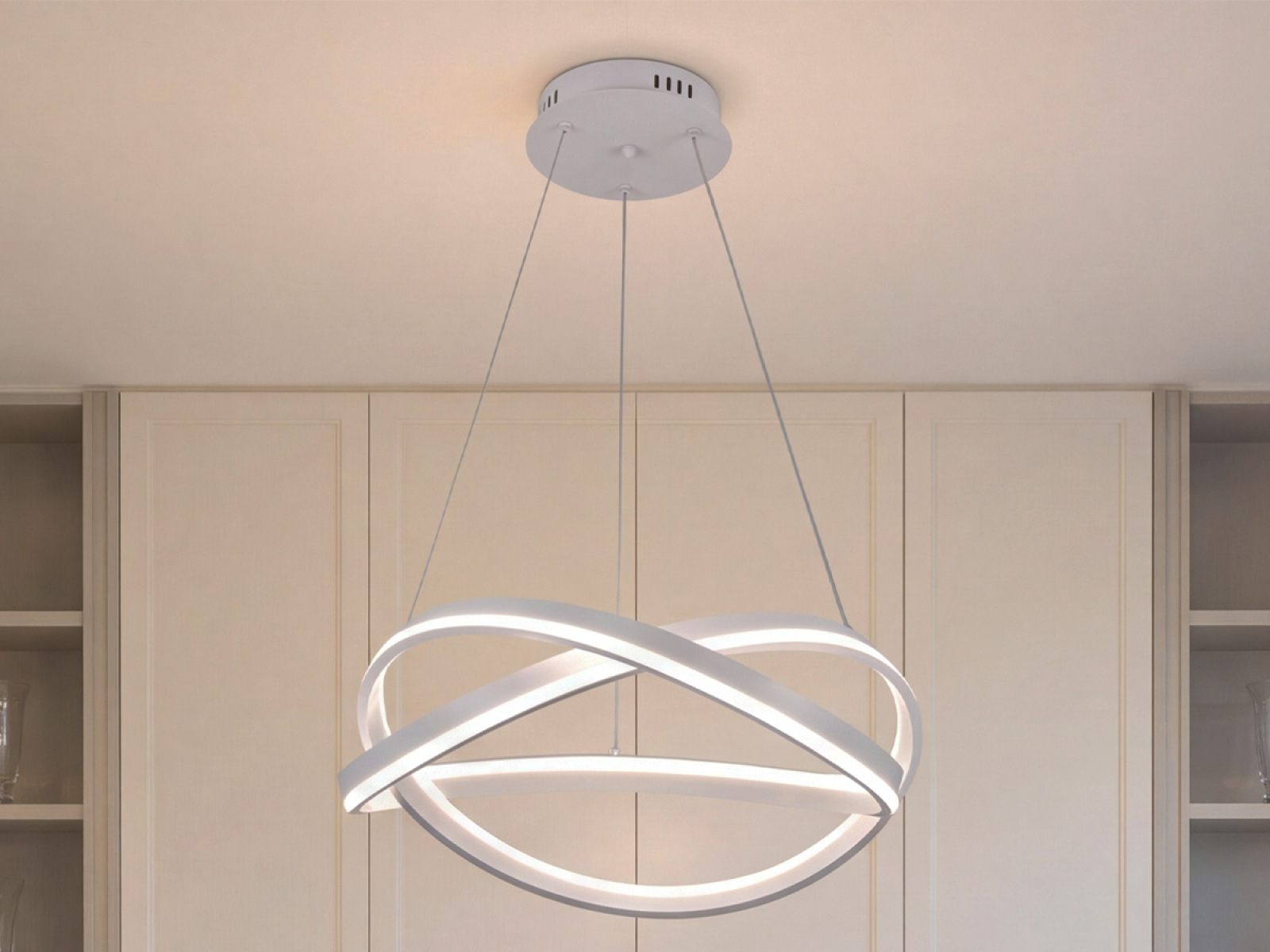 LED závesné svietidlo + diaľkový ovládač 145W - J4392/W