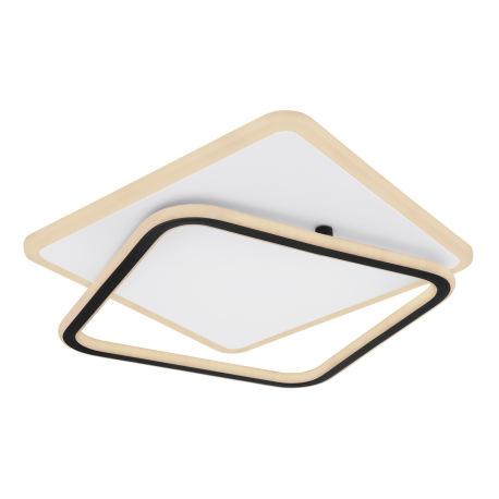 Stropné svietidlo, kov biely, kov čierny, akryl biely, vrchná časť otočná, pamäťová funkcia, nočné s