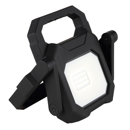 Vonkajšie svietidlo, plast čierny/biely, sklo priehľadné, USB výstup, aku CR18650 2200mAh 5V, IP54,