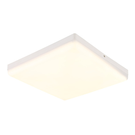 Stropné svietidlo, plast biely, DxŠxV: 300x300x50mm, vrátane LED 18W 230V, zdroj 2000lm, výstup 1090