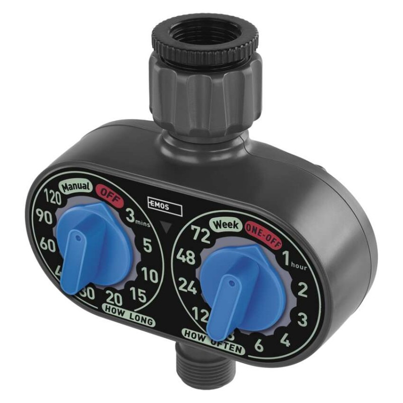 Mechanický časovač zavlažovania, 1 výstup