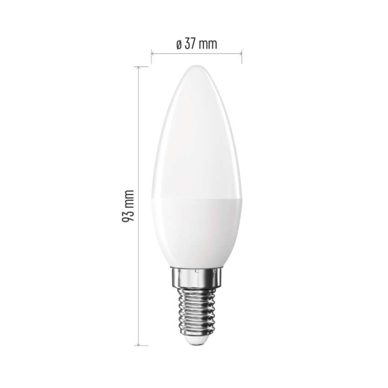 LED žiarovka Classic sviečka / E14 / 2,2 W (25 W) / 250 lm / Neutrálna biela