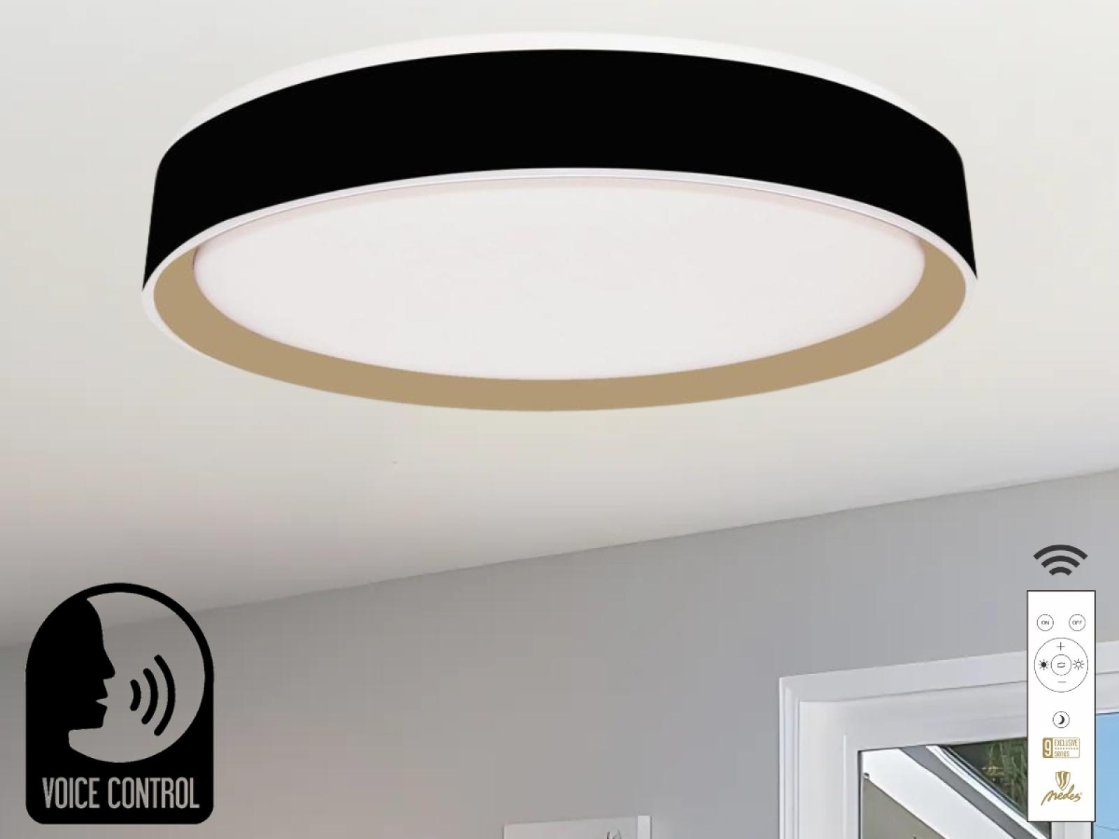 LED stropná lampa OPAL + DO + OVLÁDANIE HLASOM 48W - LC902MBV