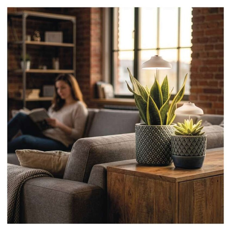 LED GROW pestovateľská lampa 5 W, časovač, biela