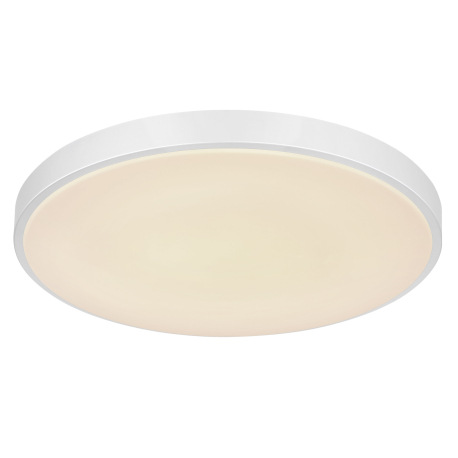 Stropné svietidlo, kov biely, plast strieborný, akryl biely, pamäťová funkcia, nočné svetlo, stmieva