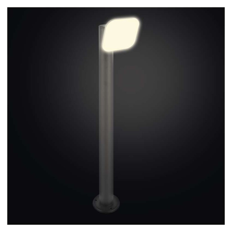 LED záhradné stĺpikové svietidlo NIKA, 16,5 x 12 x 80 cm, 12,5 W, teplá biela