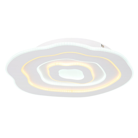 Stropné svietidlo kovové biele matné, akryl biely, DxŠxV: 480x430x60mm, LED 24W 230V, 3000lm zdroj,