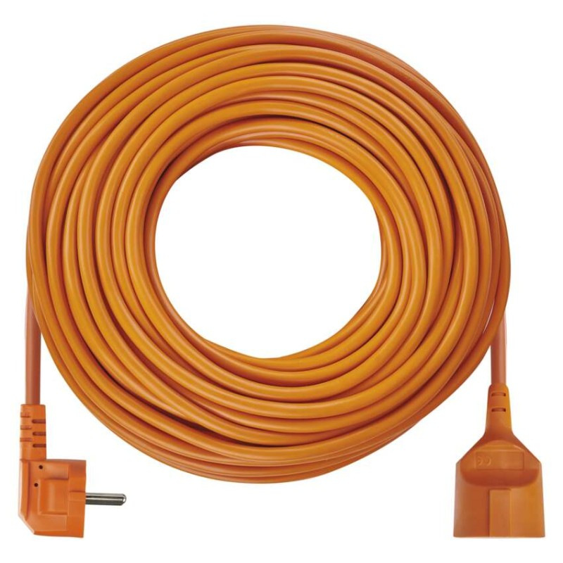 Predlžovací kábel 40 m / 1 zásuvka / oranžový / PVC / 230 V / 1,5 mm2