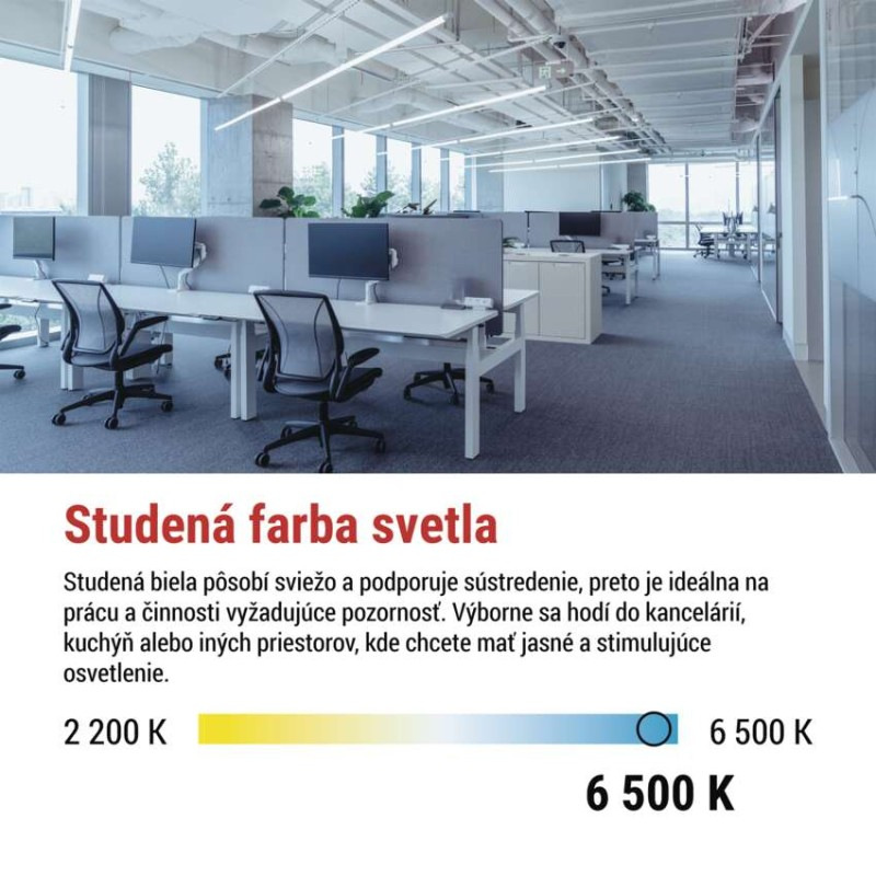 LED trubica T8 24 W 150 cm studená biela 4
