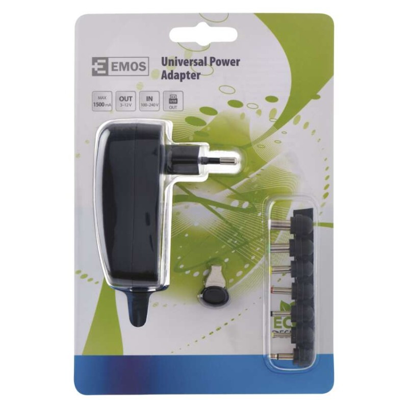 Univerzálny pulzný USB napájací zdroj 1500 mA s hrebienkom 1