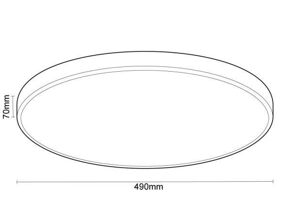 LED stropné svietidlo STAR + DO + OVLÁDANIE HLASOM 48W - LC912TV 7