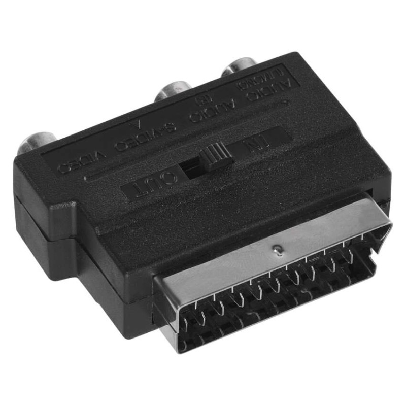Redukcia SCART na 3× CINCH + SVHS adaptér 4
