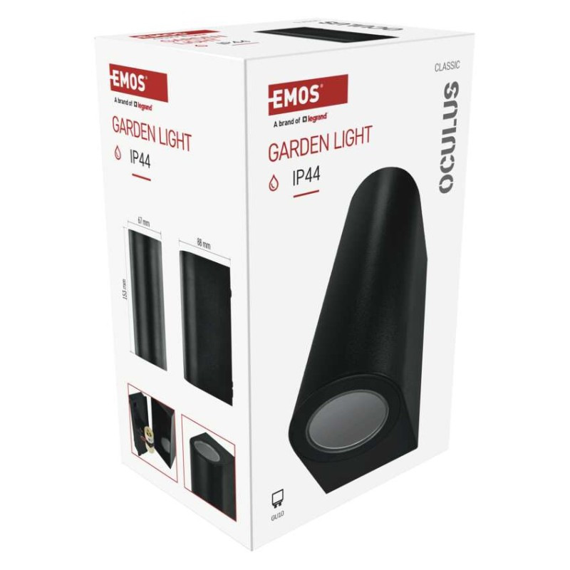 Záhradné nástenné svietidlo OCULUS, 8,8 x 6,7 x 15,3 cm, 2 x GU10, 35 W 14