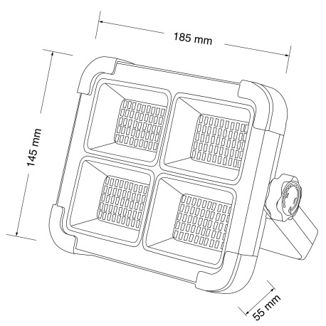 Solárne svietidlo, plast čierny, sklo, vypínač, stmievateľné, USB kábel, na zavesenie, státie alebo 16