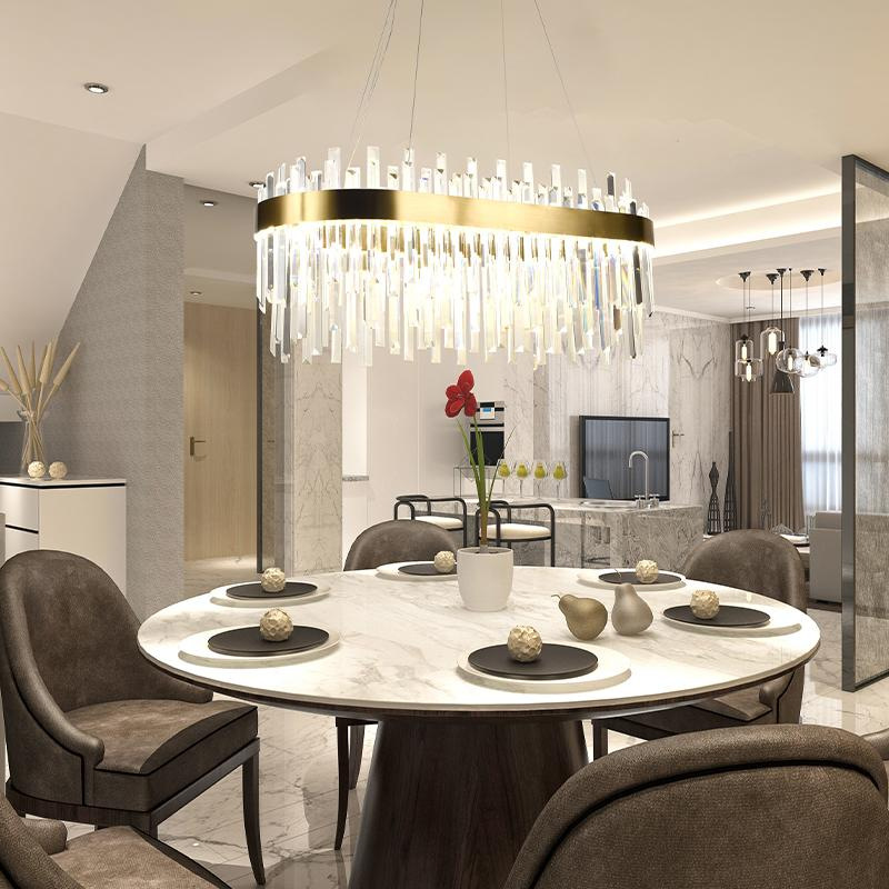 LED krištáľové svietidlo + diaľkový ovládač 100W - J6312/C 9