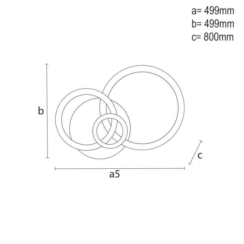 LED stropné svietidlo + diaľkový ovládač 90W - J1300/W 11