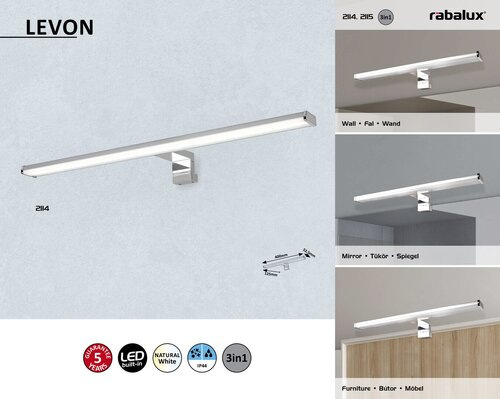 SVIETIDLO 002114 LEVON 8W 4
