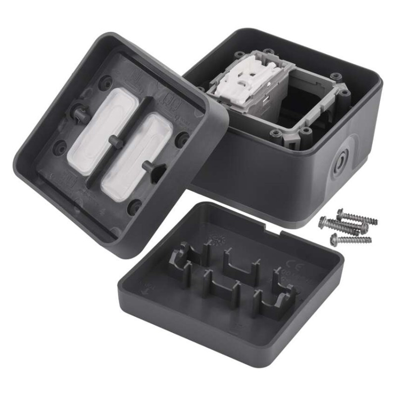 EMOS Cyklone prepínač nástenný Č.1,6 IP55 8