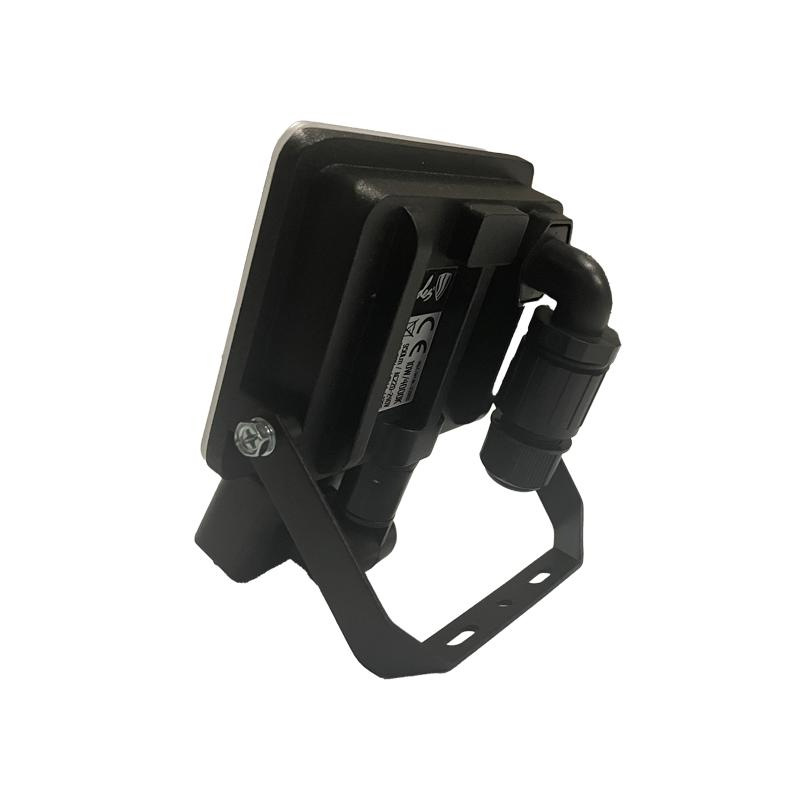 Vonkajší čierny LED reflektor so senzorom 10W / 4000K - LF7021S 4