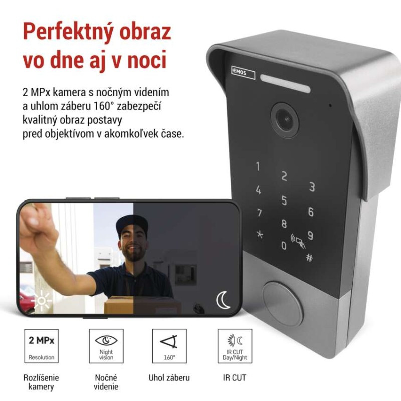 GoSmart videozvonček IP-21PoE 2