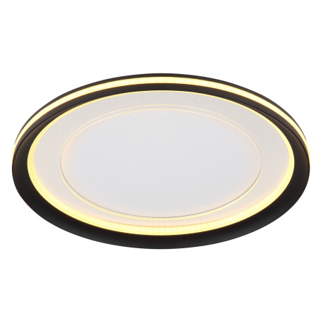 Stropné svietidlo kov biely, akryl zrkadlový, hliník čierny, stmievateľné, niekoľko úrovní pomocou n 14