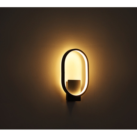 Vonkajšie svietidlo kov čierny matný, hliník čierny matný, plast biely, IP44, ŠxV: 200x320mm, H: 50m 4