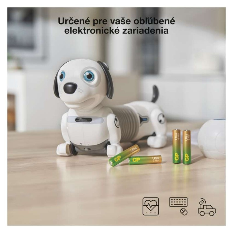 Alkalická gombíková batéria GP Ultra LR44 (A76U) 3