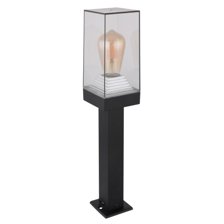 Vonkajšie svietidlo hliník, číry plast, IP44, DxŠxV: 100x100x500mm, bez žiarovky 1x E27 40W 230V 3