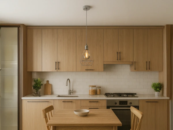 Závesné strieborné kovové svietidlo 1 x E27 - ME0810 7