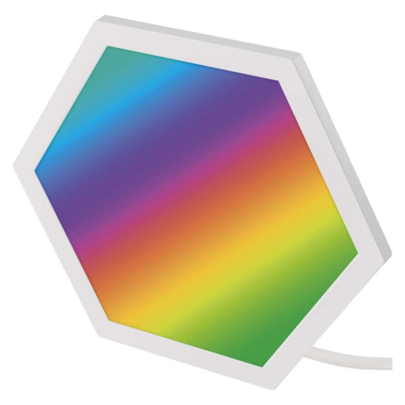 GoSmart LED svietidlo Hexagon, rozširujúca sada, 3 časti, 1,8W, RGBIC stmievateľné, WiFi 10