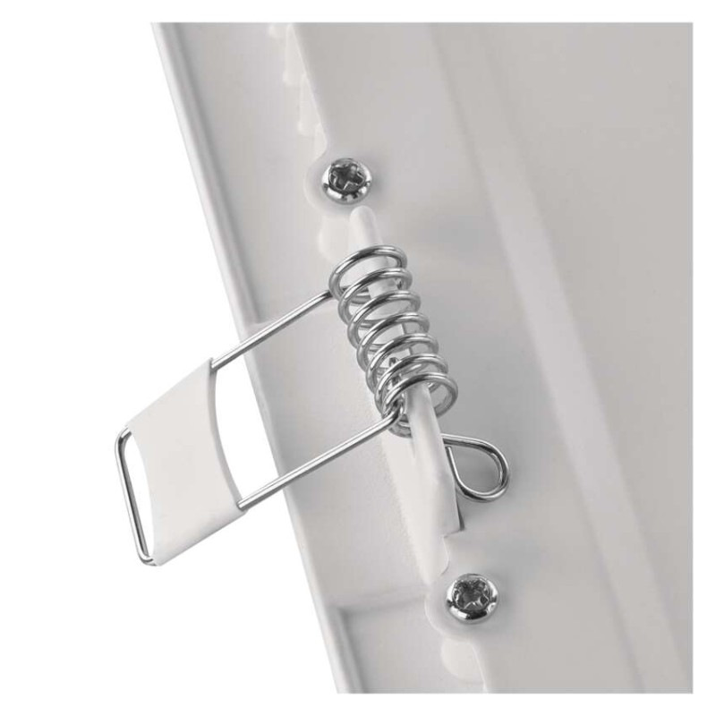 LED vstavané svietidlo NEXXO, štvorec, biely, 24W, teplá biela 7