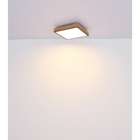 Stropné svietidlo, hliník, grafit, MDF imitácia dreva, akryl biely, rám imitácia dubu, DxŠxV:800x200 17