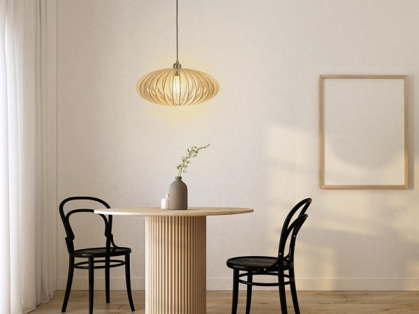 Závesný luster z masívneho dreva E27 / 450 - WRE131 1