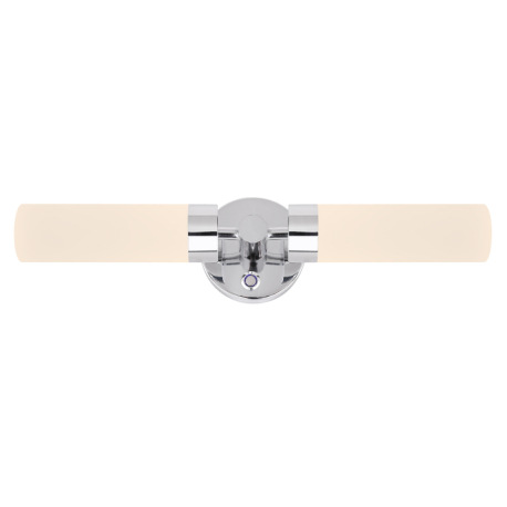 Nástenné svietidlo, chróm, plast opál, IP44, zapnutie/vypnutie dotykom, ŠxV:390x95, H:120, vrátane 2 9