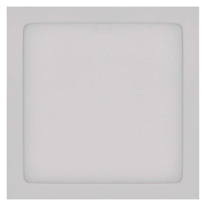 LED prisadené svietidlo, štvorec, biele, 7,6W,Neutrálna biela 4