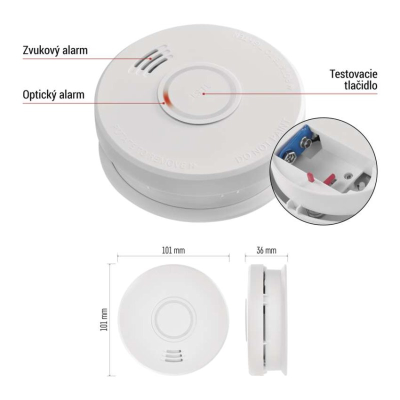 Detektor dymu TSS910A 3