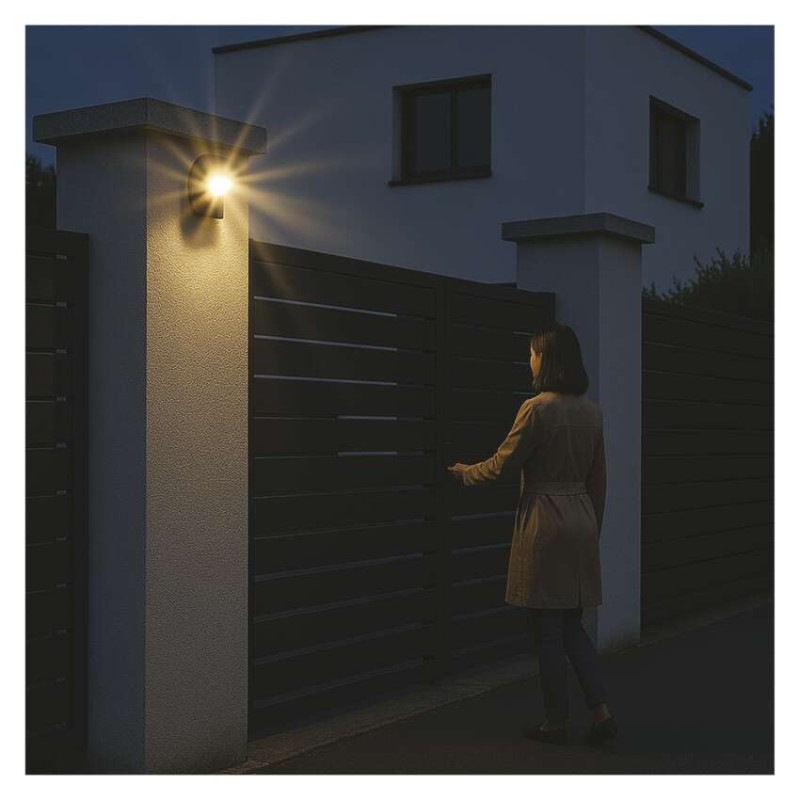 PIR senzor (pohybové čidlo) IP44 1200W, čierny 8