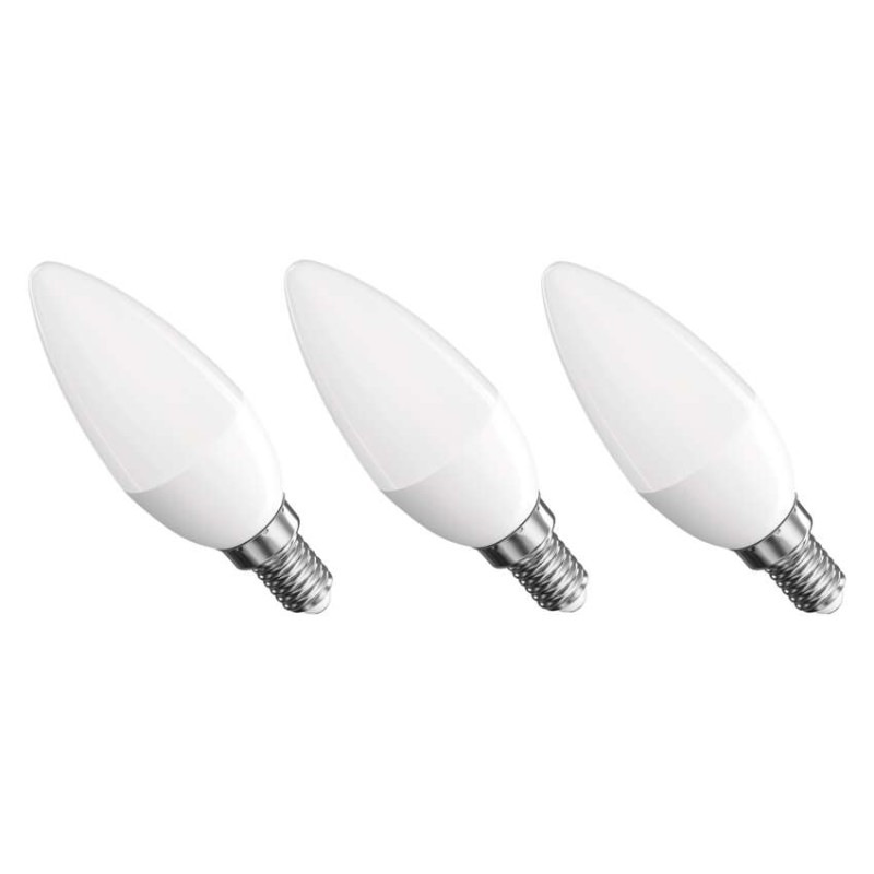 LED žiarovka Classic sviečka / E14 / 4,2 W (40 W) / 470 lm / Teplá biela 3
