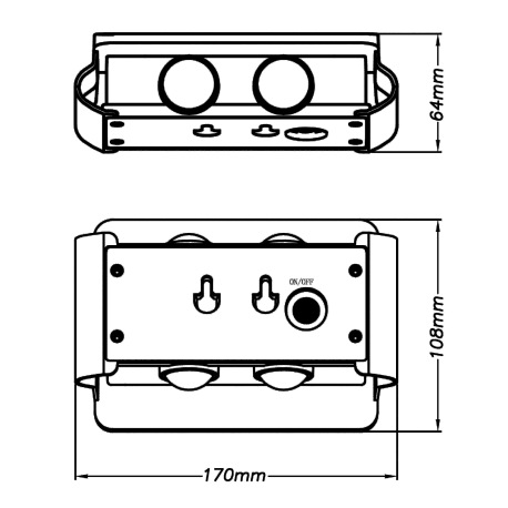 Solárne svietidlo, plast čierny, priehľadný, vypínač, svieti smerom hore a dole, akumlátor CR18650 1 14
