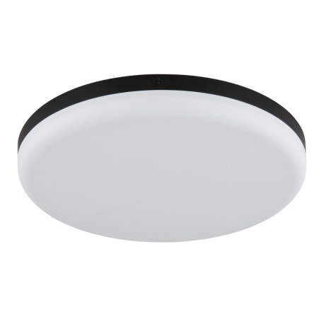 Stropné svietidlo, plast čierny, plast biely, ø: 300mm, V: 50mm, vrátane LED 18W 230V, zdroj 2000lm, 7