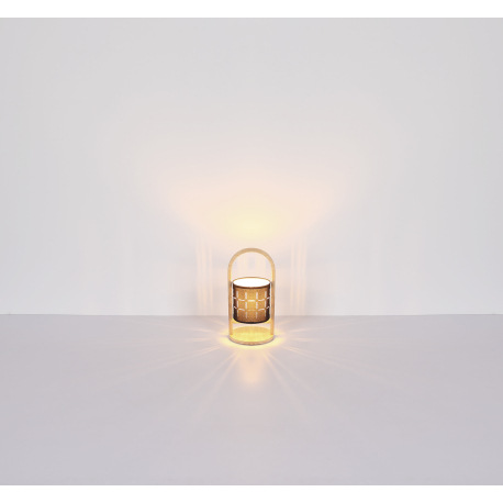 Stolná lampa prírodné drevo, textil čierny, kábel PVC čierny, kolískový vypínač na kábli, ø: 160mm, 13