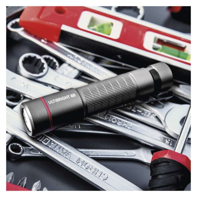 CREE LED kovové svietidlo Ultibright 60, 170lm, 1xAA 4