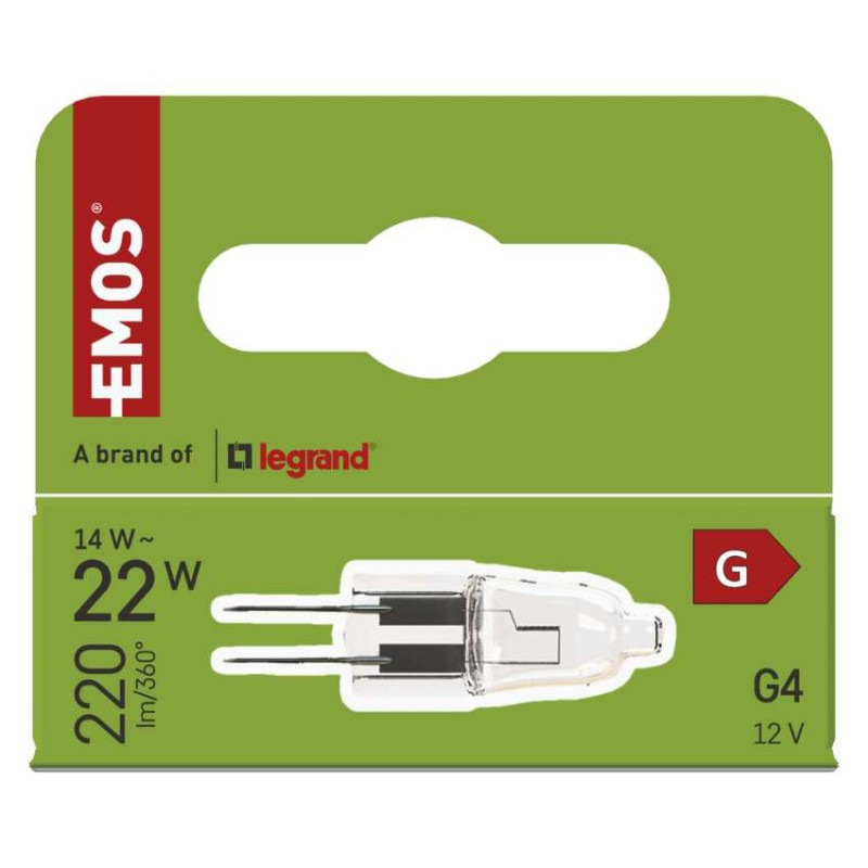 Halogénová žiarovka JC 14W G4 teplá biela 6