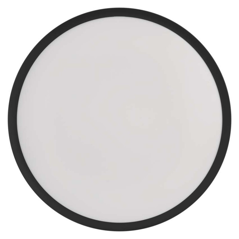 LED prisadené svietidlo RORI kruhové, čierné,17W, CCT 5