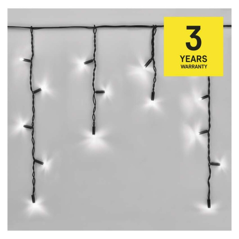 Profi LED spoj. reťaz preblikávajúca – cencúle, 3 m, vonkajšia, studená biela 11