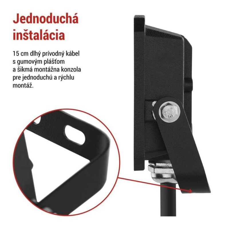 LED reflektor SIMPO 10 W neutrálna biela 6